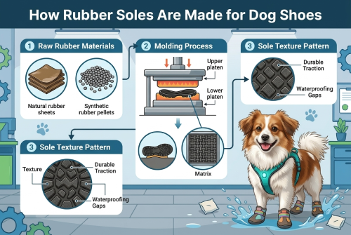 dog shoe upper manufacturing