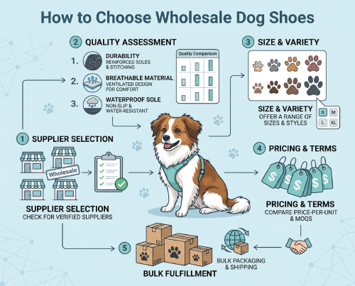 dog shoe bulk buying