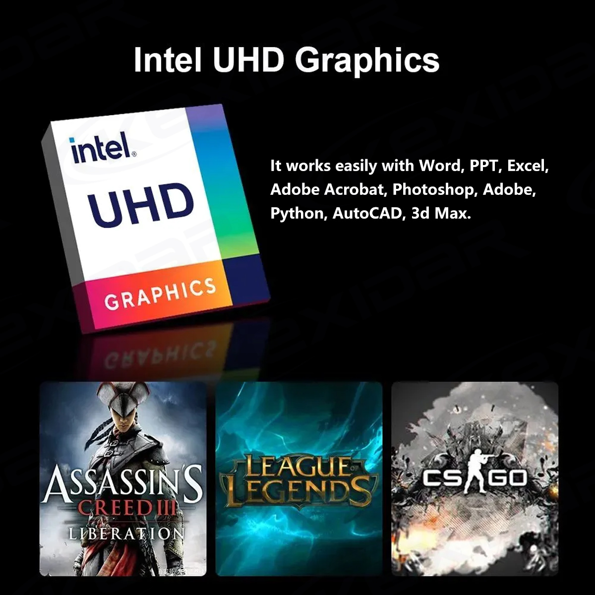 Intel UHD Graphics,Integrated graphics card