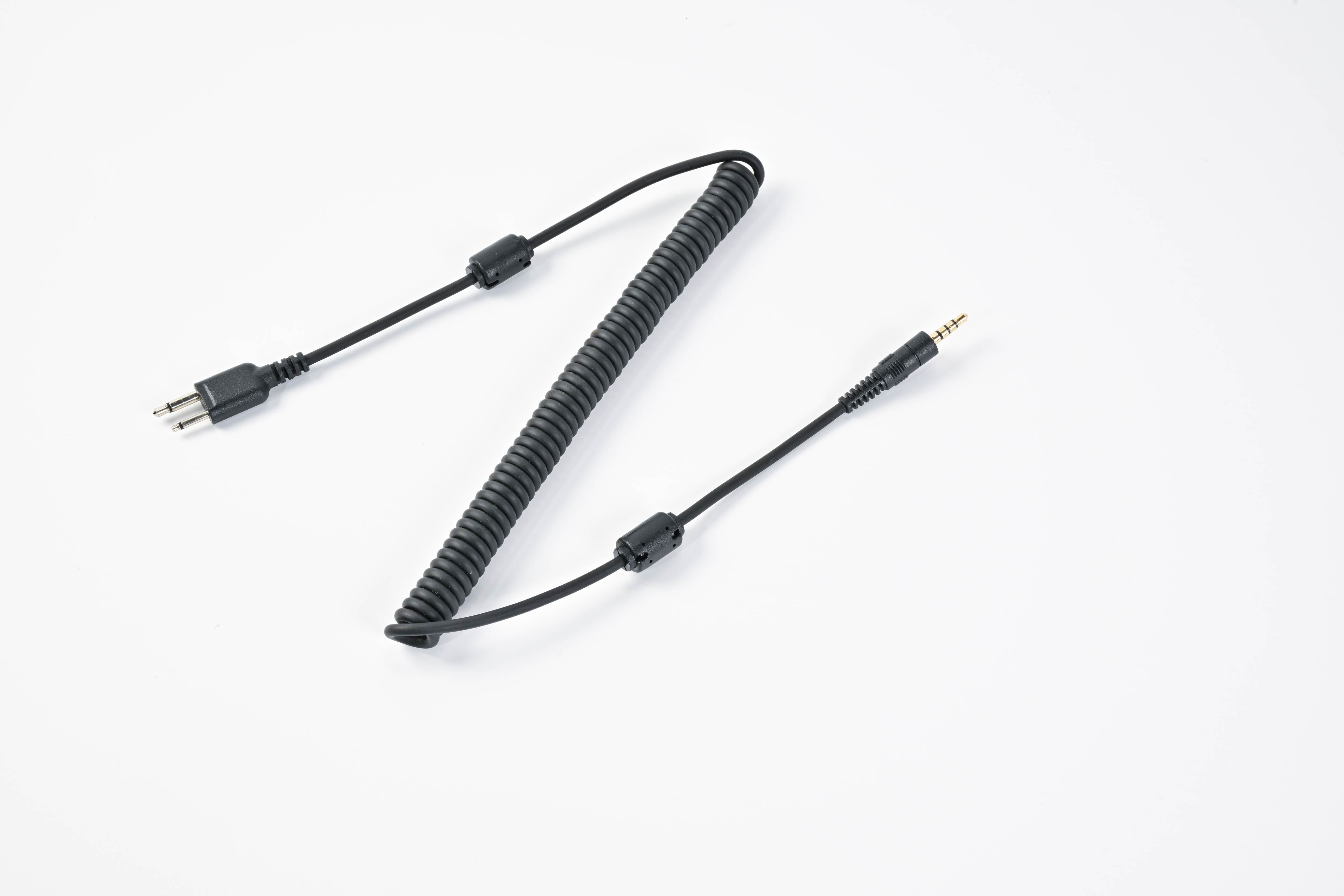 TRRS TO K1 180 degree straight head spiral cable