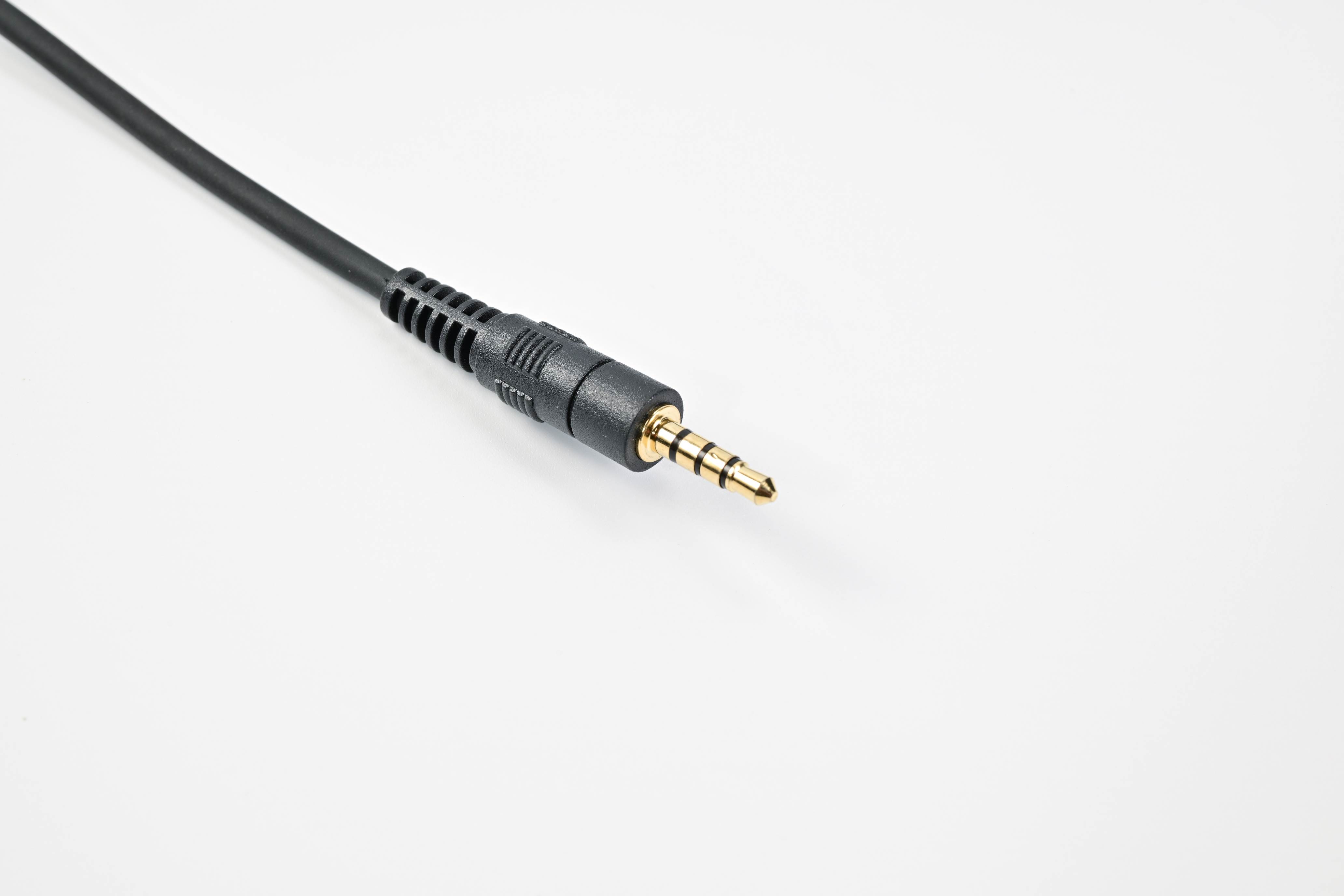 TRRS TO K1 180 degree straight head spiral cable