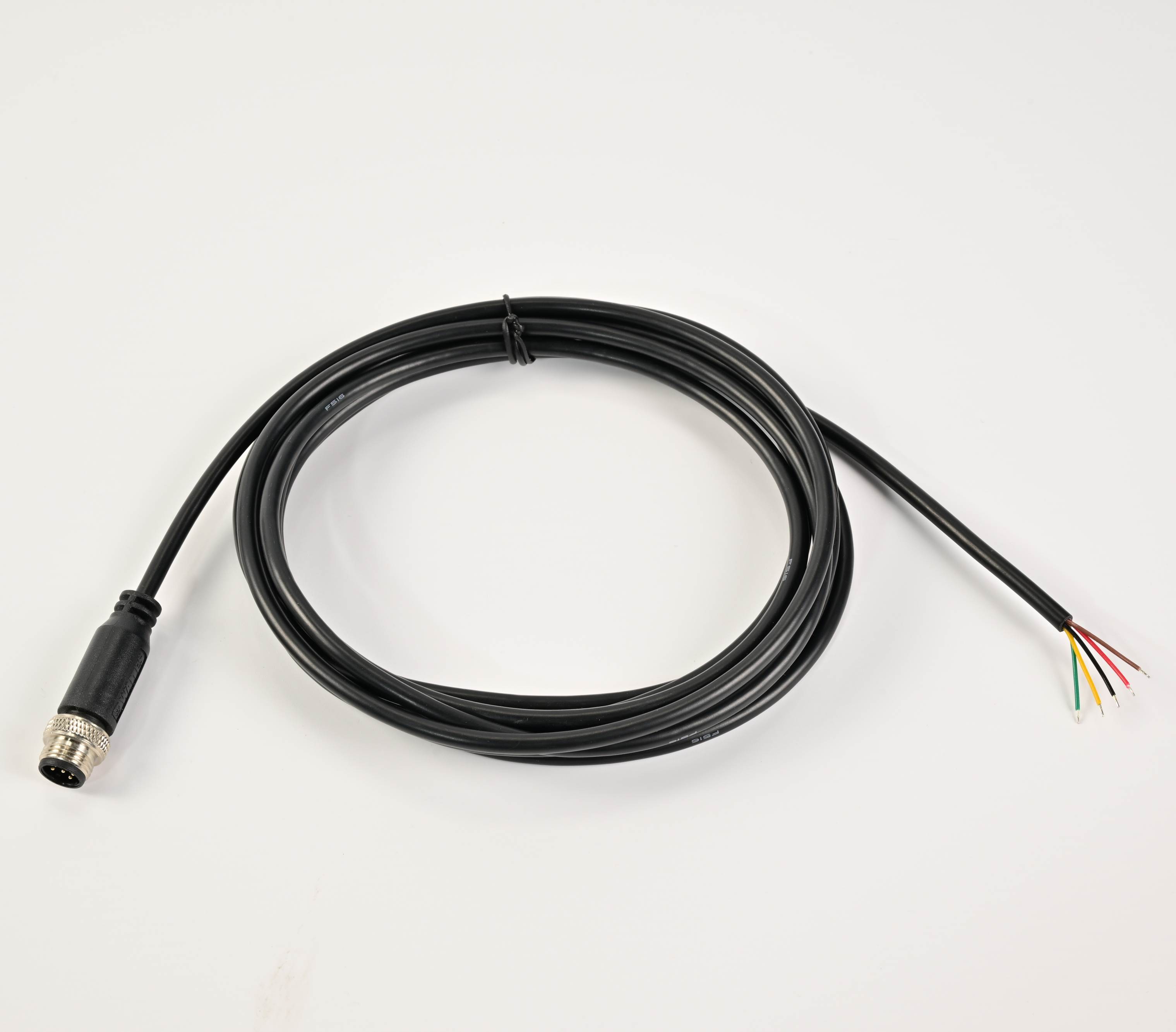 6pin aviation cable + tin-stained