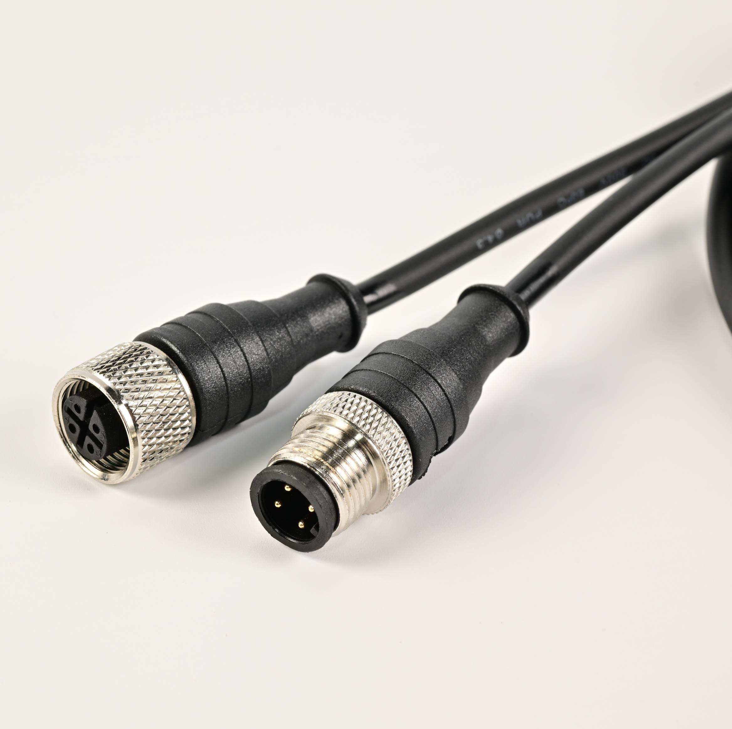 M12 4pin waterproof aviation plug