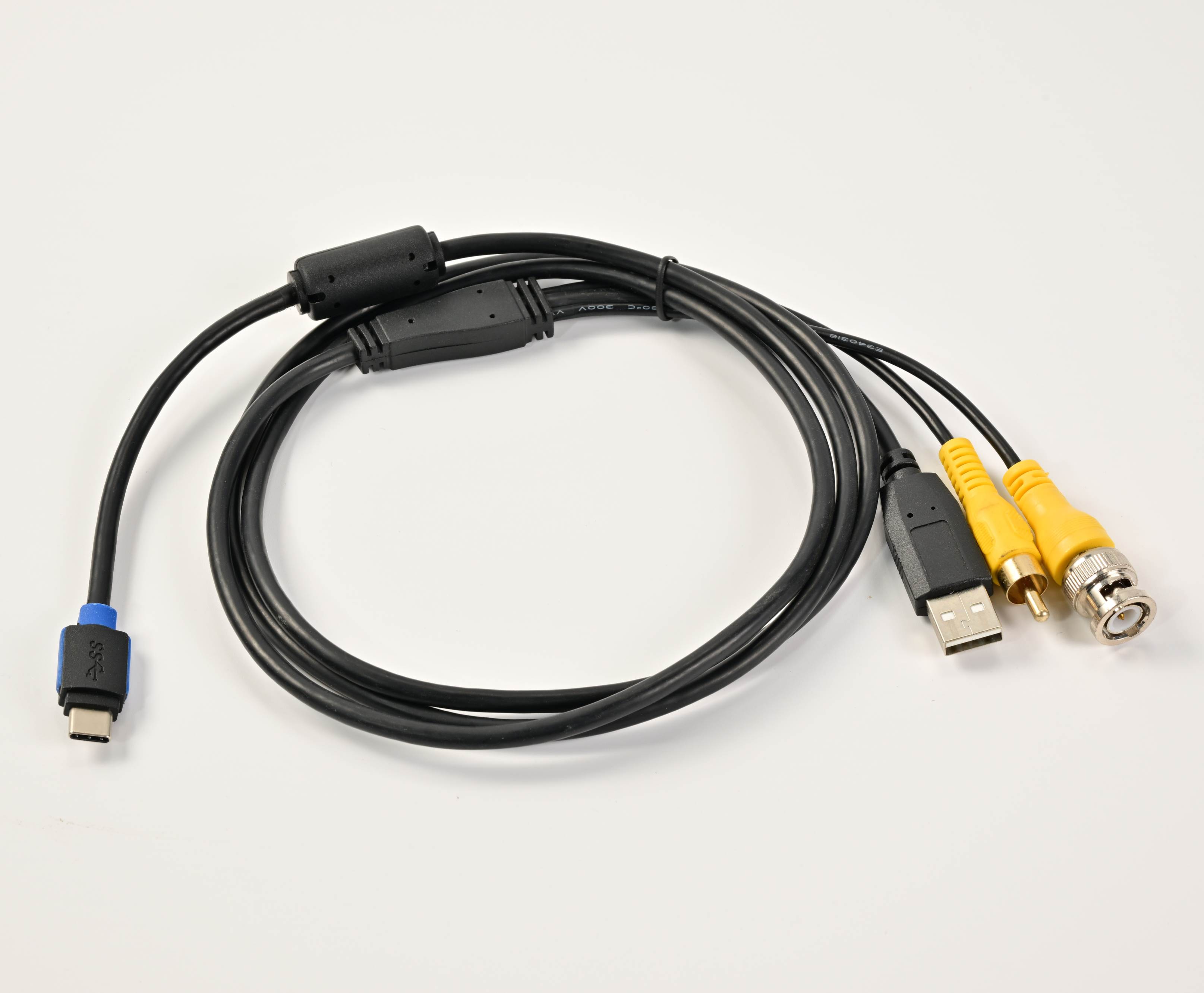 TYPE-C TO BNC+RCA+USB Cable