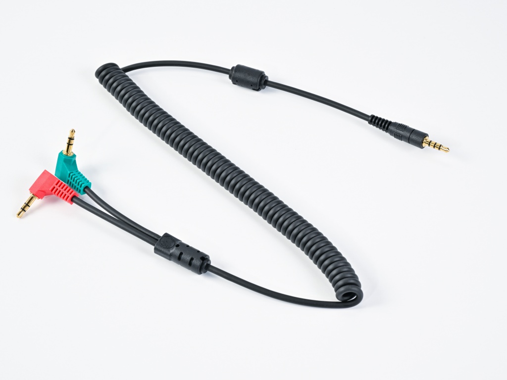 2TRS to trrs spring cable