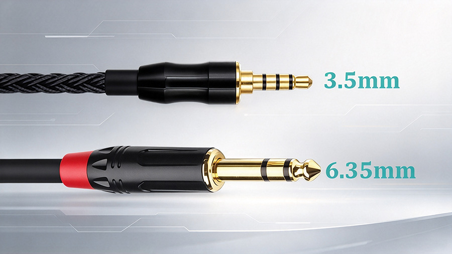 Audio connectors,3.5mm connector,6.35mm connector