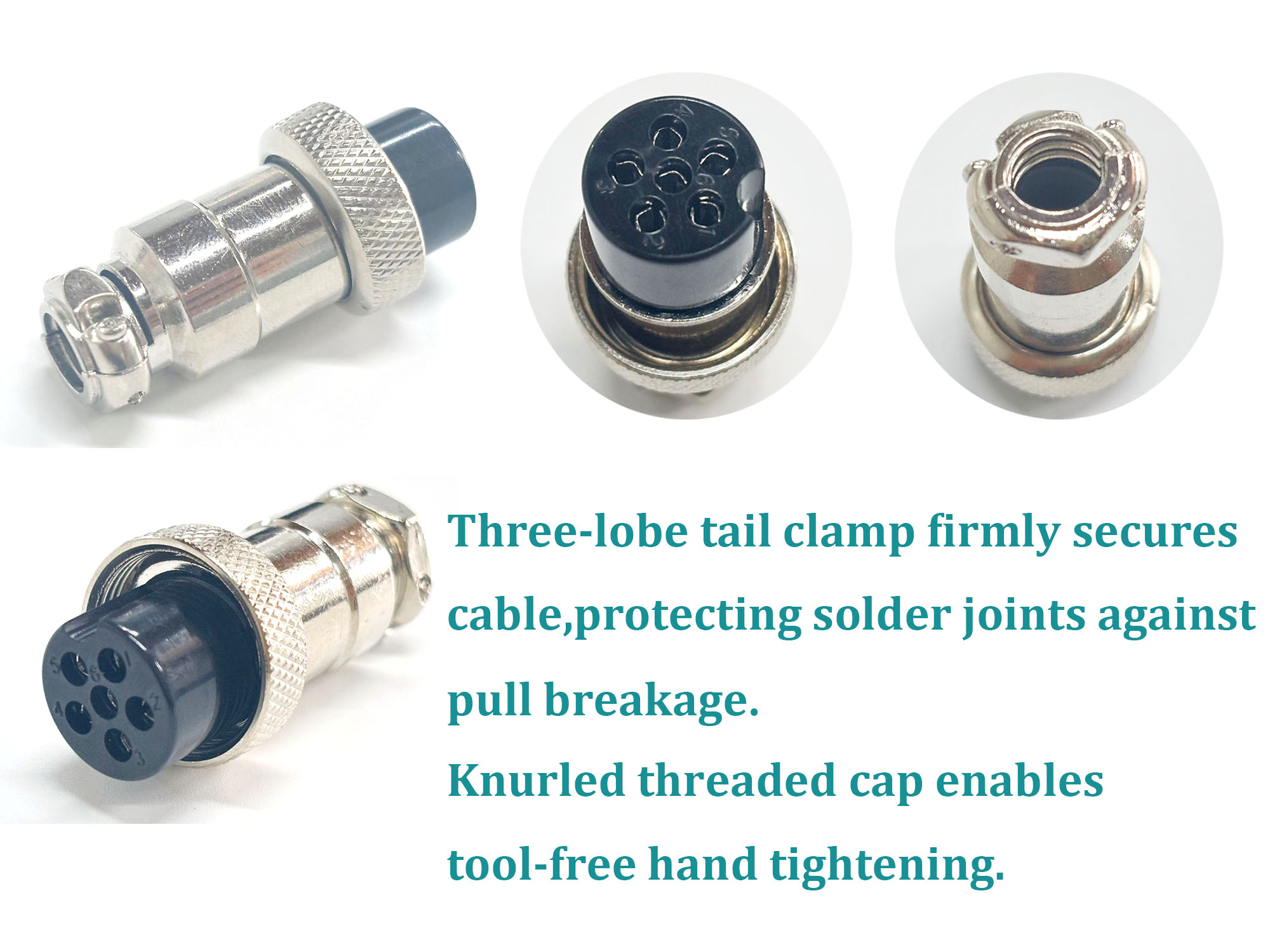 aviation plug GX20-6Pin connector