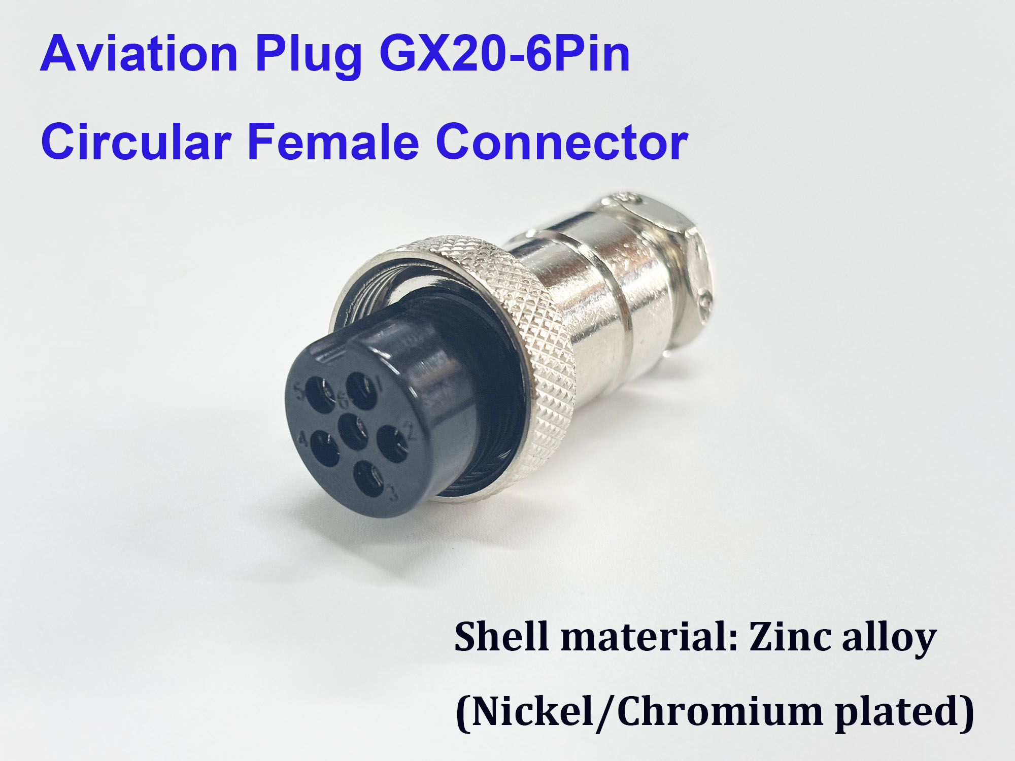 aviation plug GX20-6Pin connector