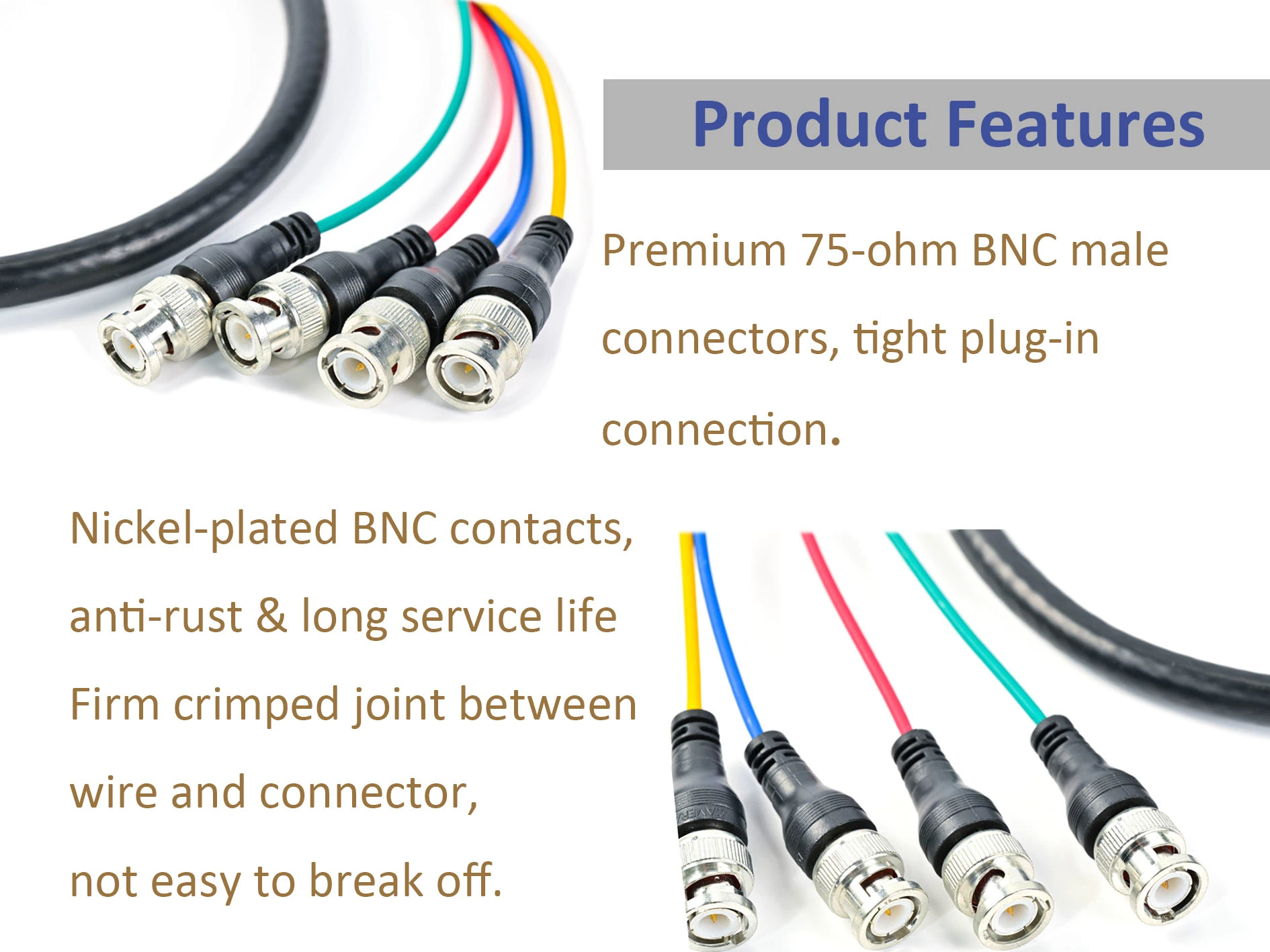 4BNC TO 4BNC