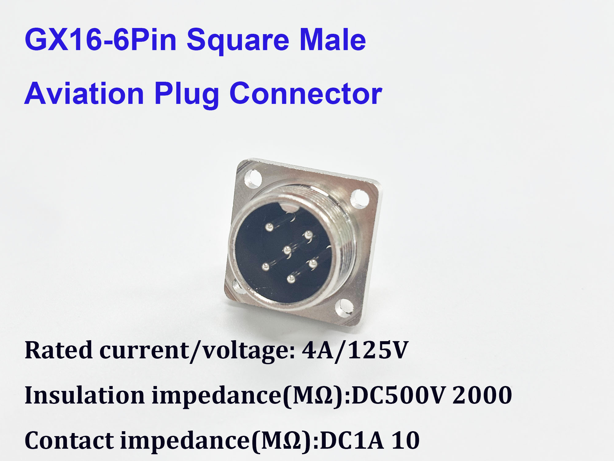 GX16-6Pin aviation plug connector