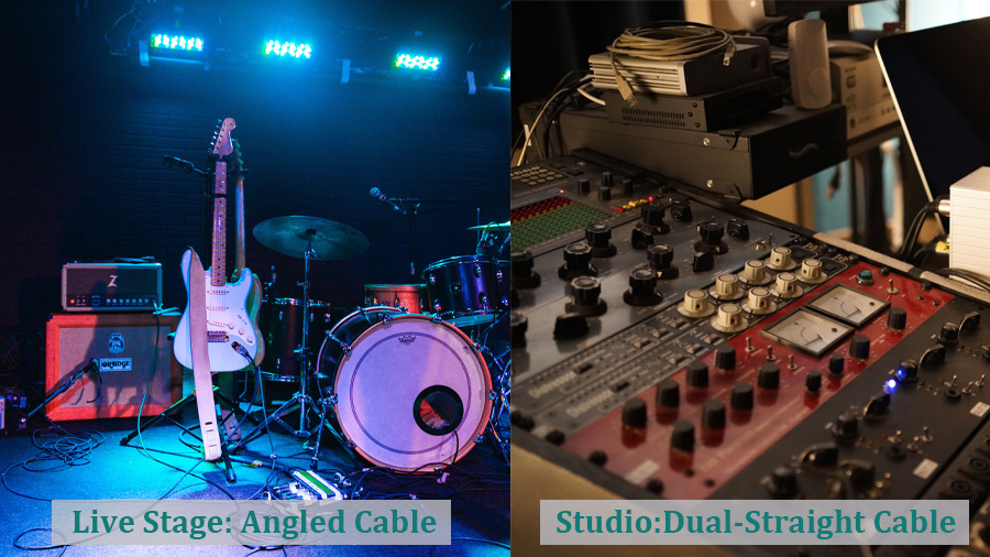 Straight audio cables,angled audio cables,guitar cables