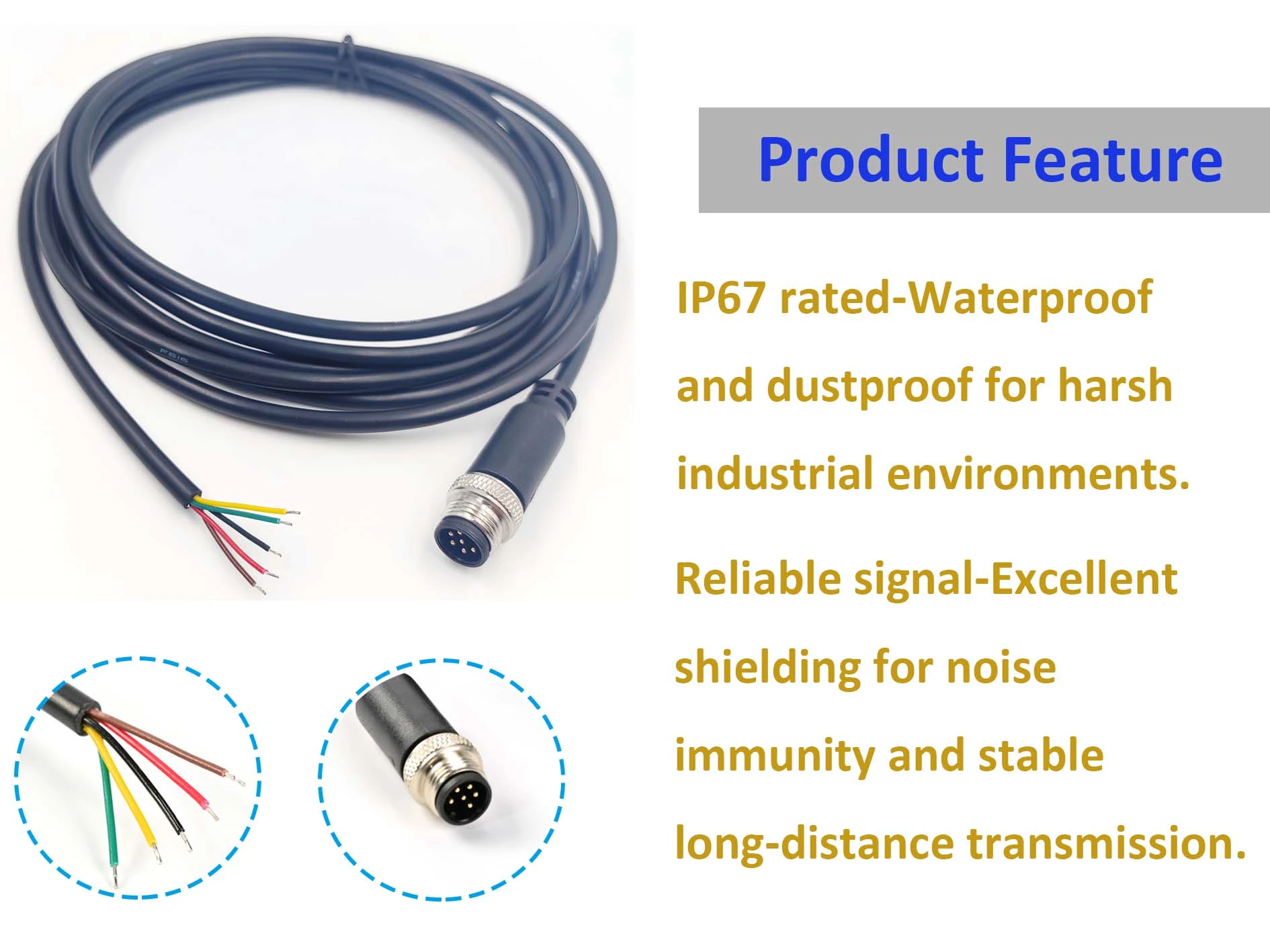 6pin aviation cable