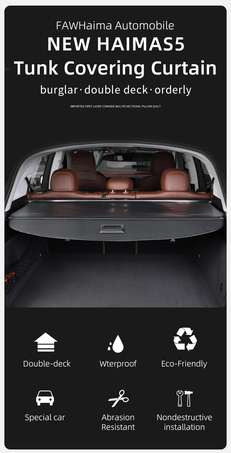 retractable cargo cover, trunk cargo cover