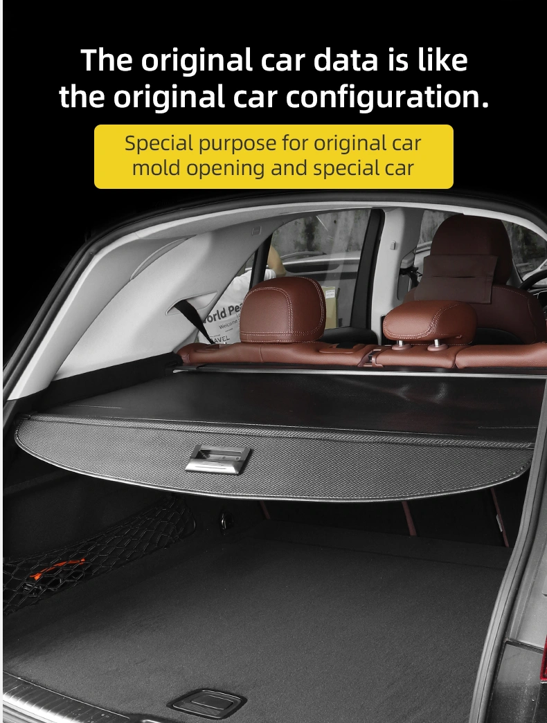 retractable cargo area cover, retractable parcel shelf