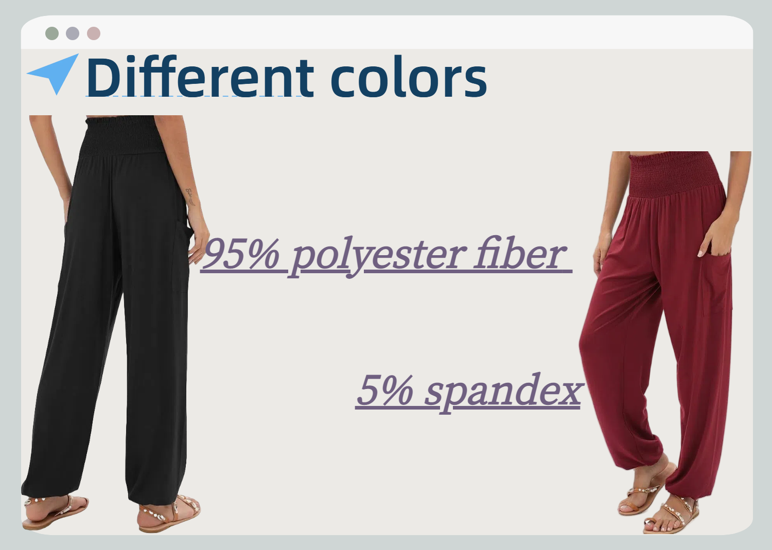 colors of pants