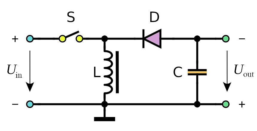 dc-dc converter circuit symbol