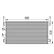 61203-3418 Heavy truck air conditioning condenser for WESTERN STAR