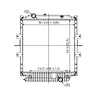 82333/SRK7185/239284 High quality aluminum brazed radiator for BUS truck