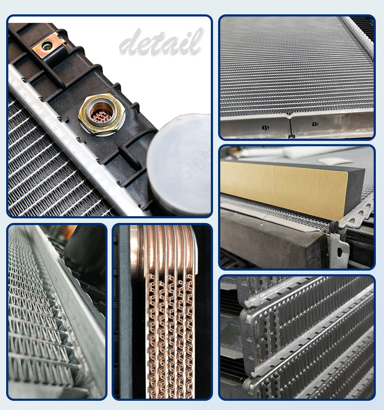 heavy truck radiator detail