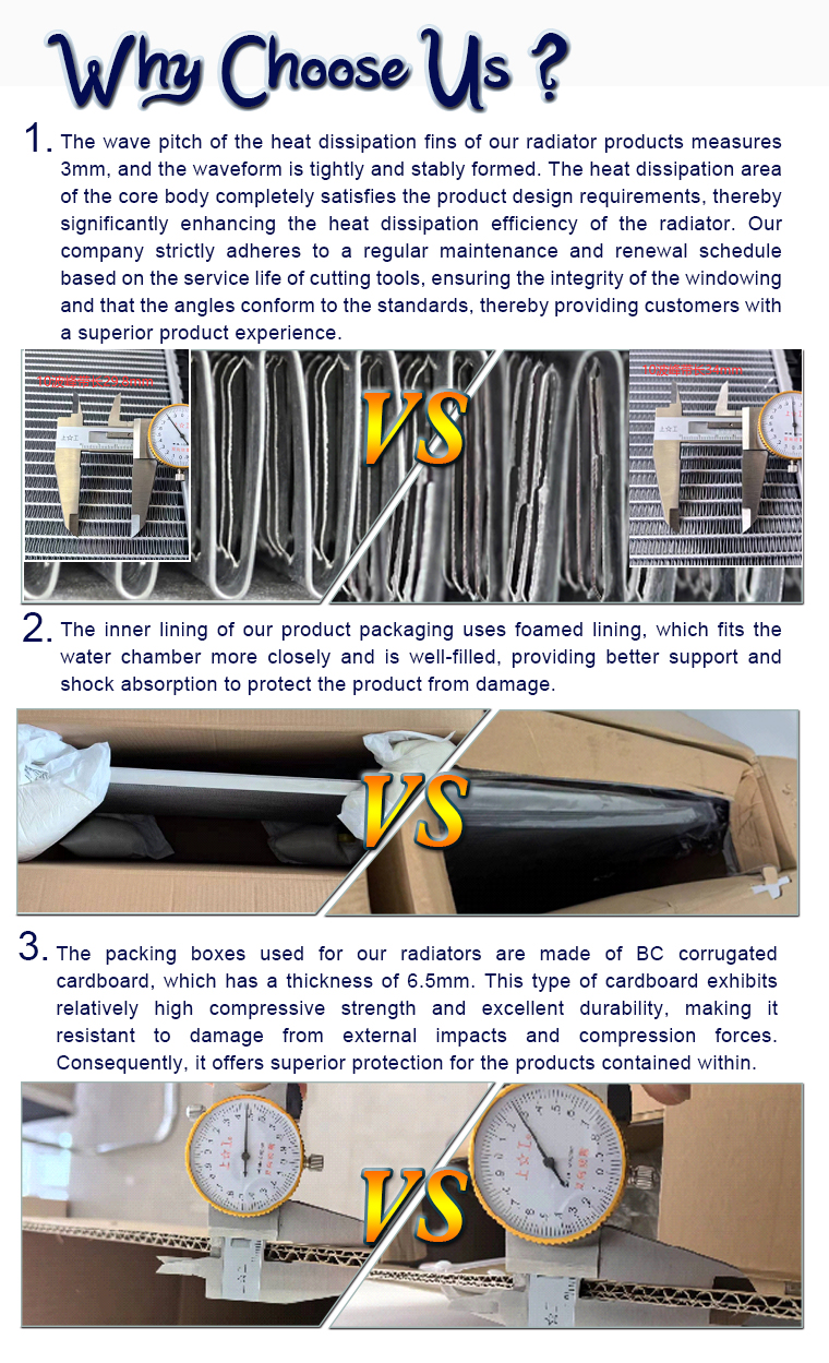 Reason to choose our auto radiator