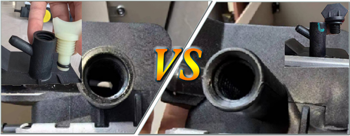 Radiator drain switch