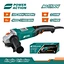 Power Action 1100W Variable Speed 125mm Angle Grinder China Long Rear Handle