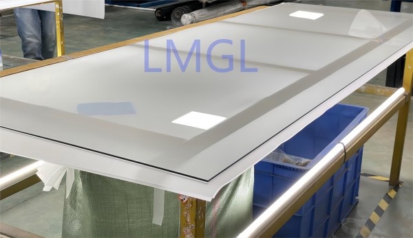 how to make laminated glass,how to use EVA film,fabric glass,mesh glass