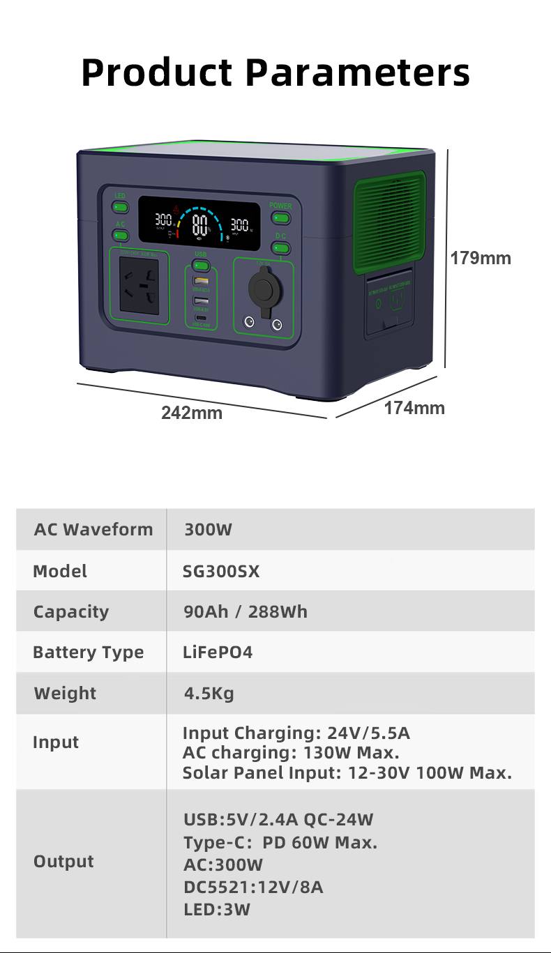 300w portable power station supplier YaBo Power