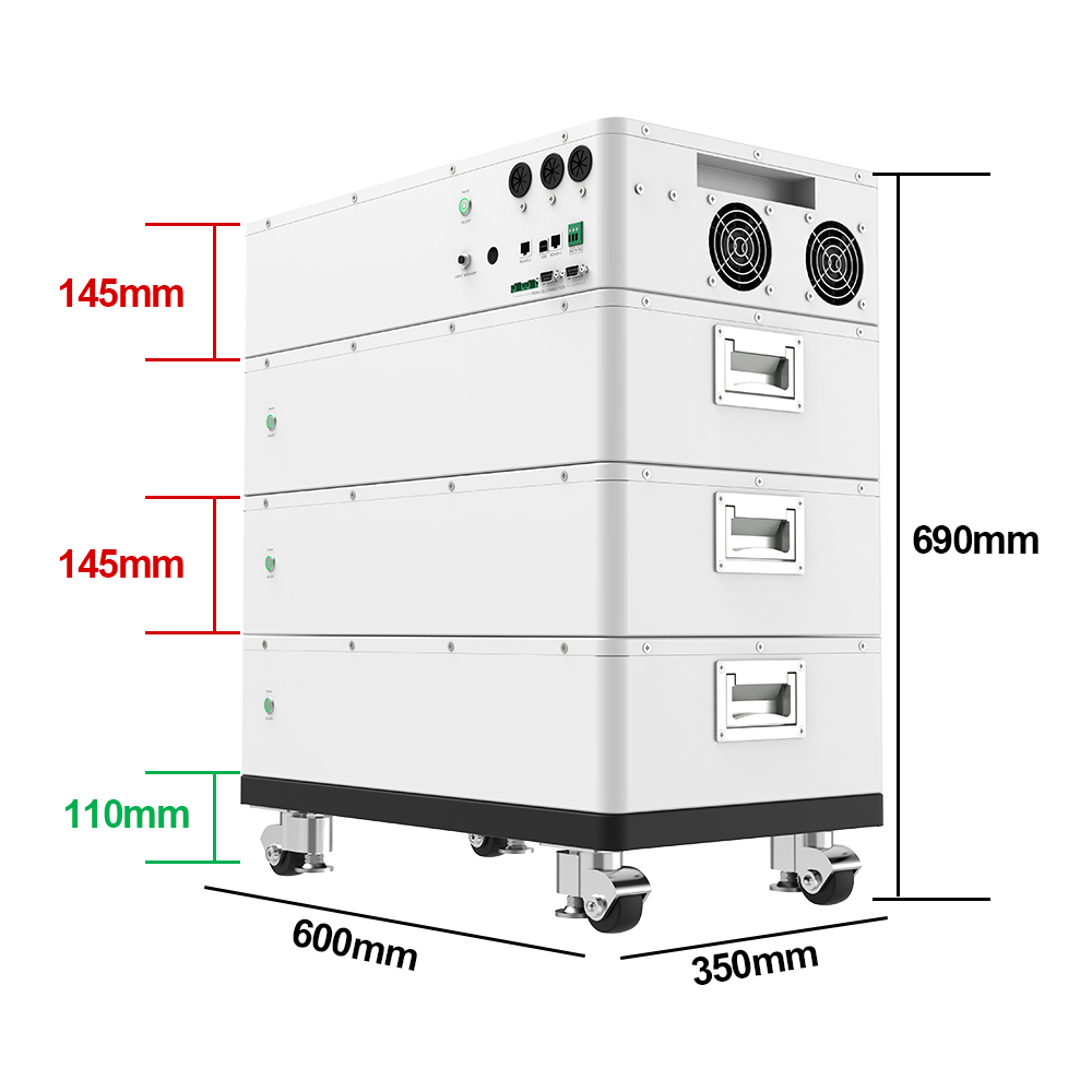 YABO 48V 100Ah High Capacity Stackable Battery
