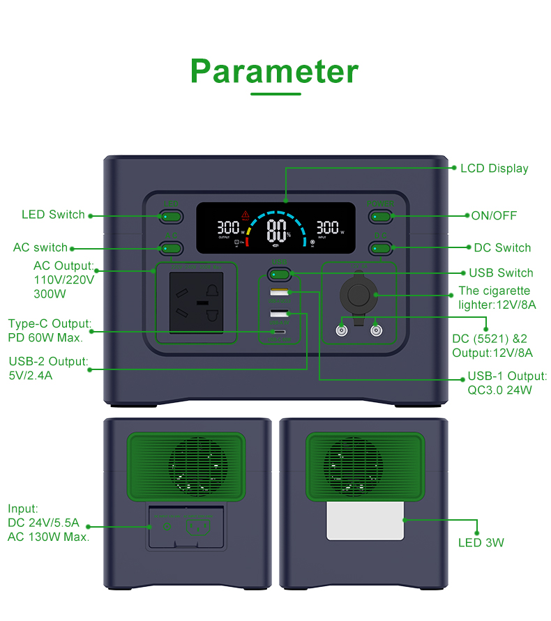 300w portable power station supplier YaBo Power