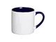 Sublimation 6oz Inner Rim Color Mug (Dark Blue)