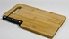 Bamboo Cutting Board with Knife