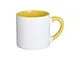 Sublimation 6oz Inner Rim Color Mug (Yellow)