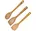 BAMBOO SPOON SET OF 3pcs