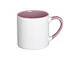 Sublimation 6oz Inner Rim Color Mug (Pink)
