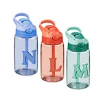 500ml Custom Letter/Logo Plastic Straw Cups