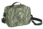 Tropical Leaf Print Insulated Cooler Bag – 600D Oxford with Shoulder Strap