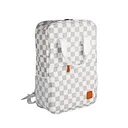 Retro Checkerboard Insulated Tote: Backpack & Handheld Design
