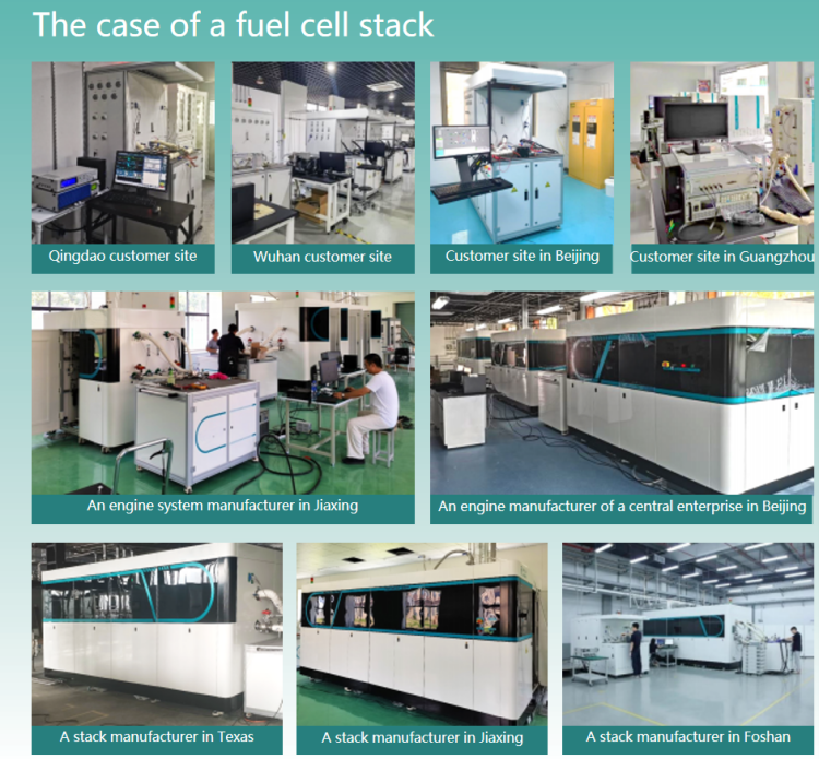 hydrogen fuel cell test bench