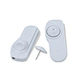 72.44*29.71*14.85mm Impinj Monza R6P RF+UHF/AM+UHF Dual Band RFID clothing Tag