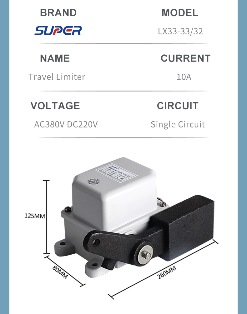 LX33 travel switch
