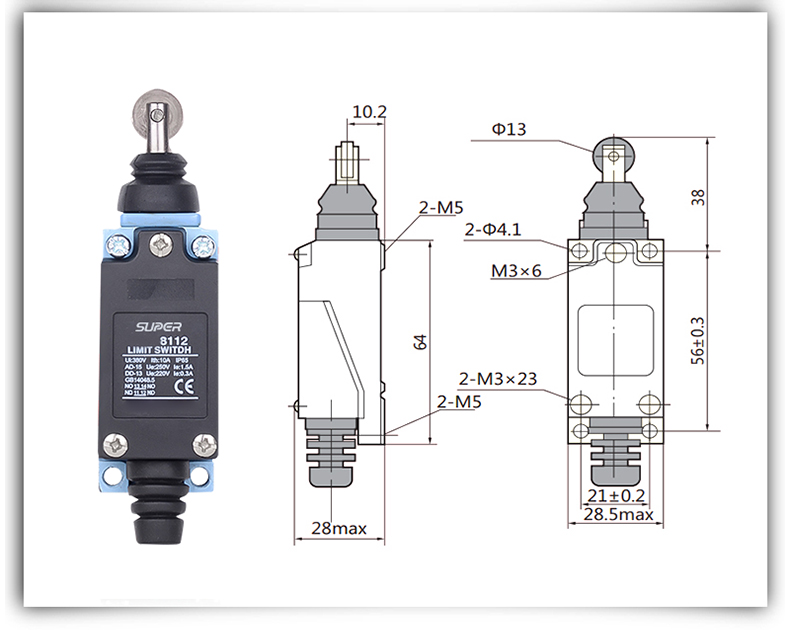 high-temperature metallurgy stroke switch