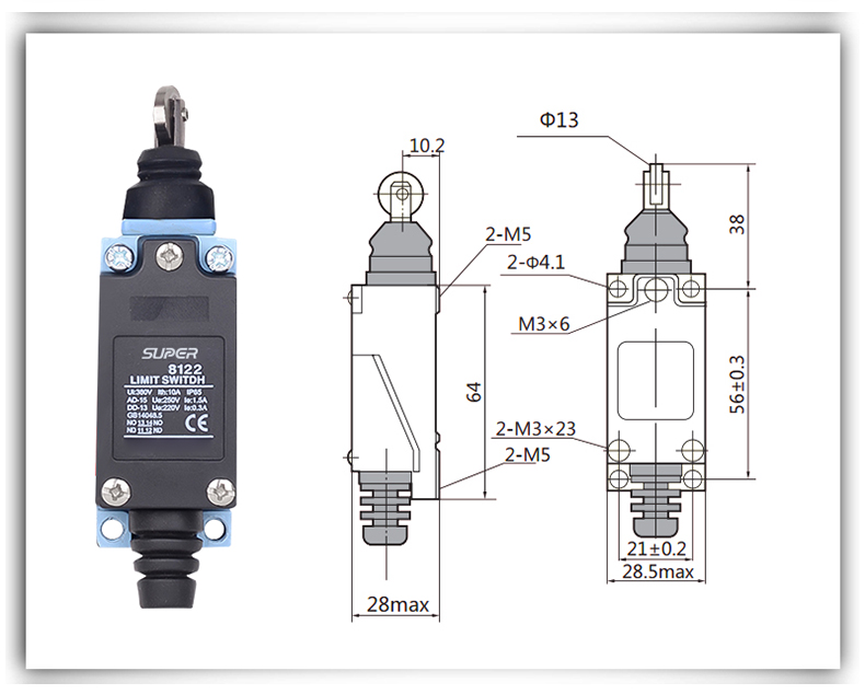 high-temperature metallurgy stroke switch