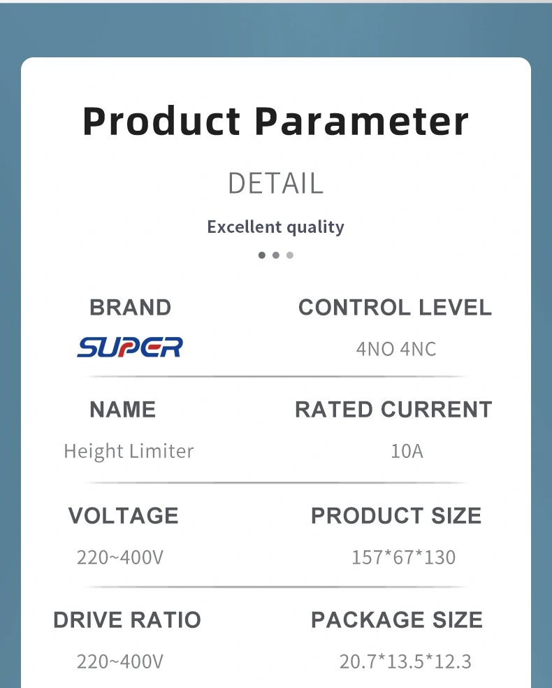DXZ travel limiter