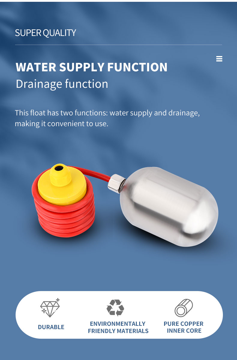 Liquid level float switch