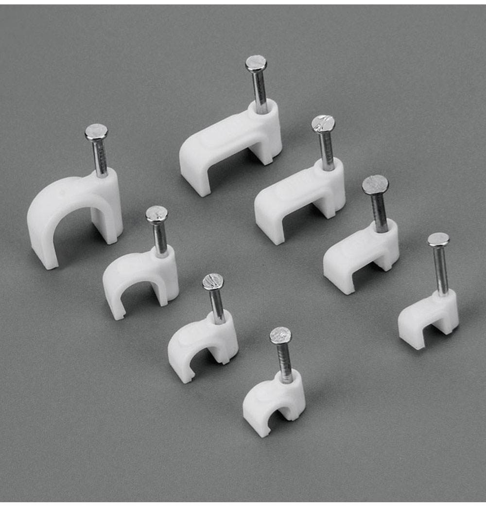 steel nail cable clips