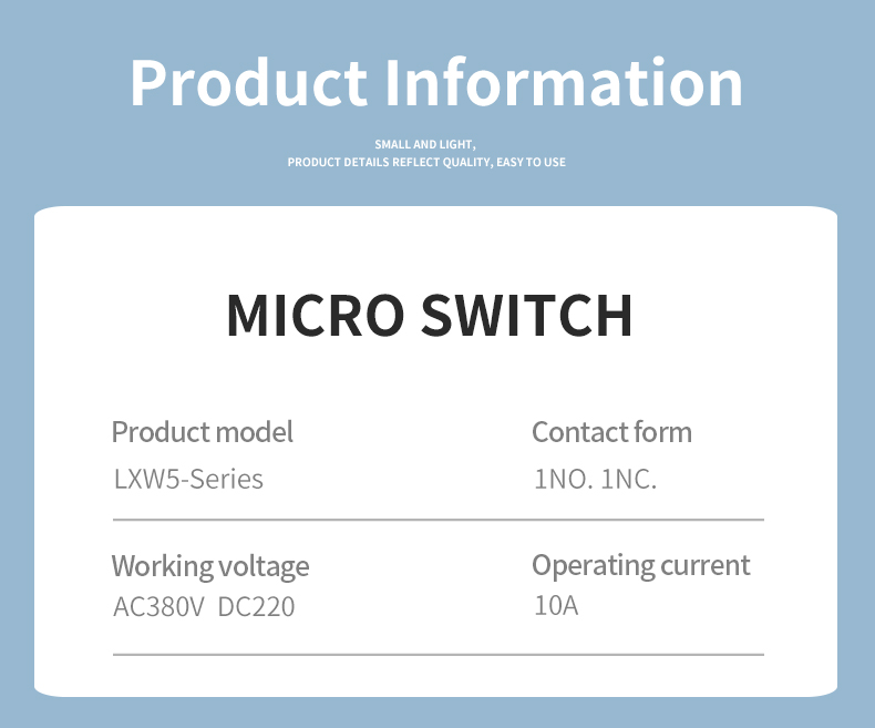 LXW5 micro switch