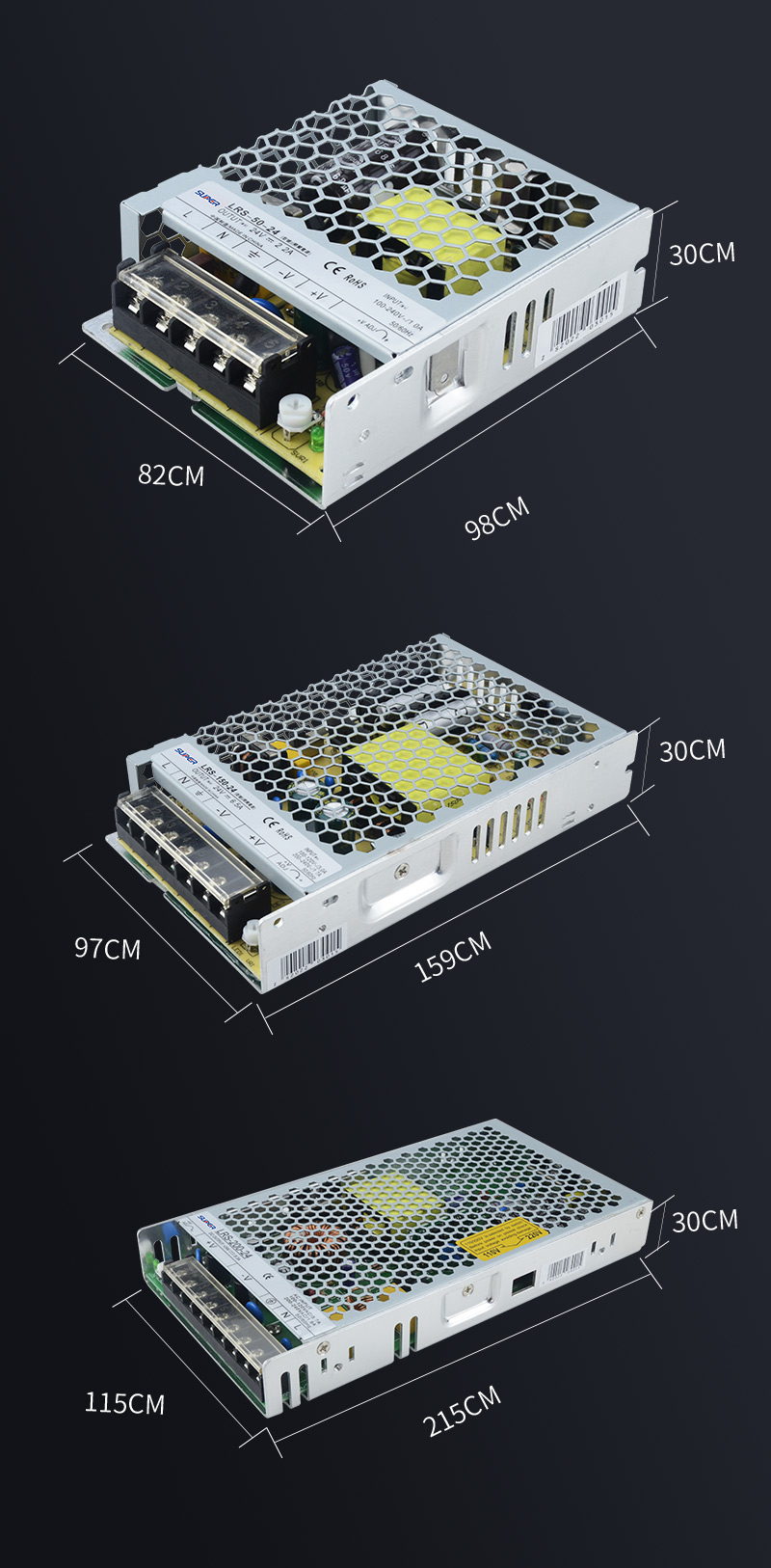 LRS flat power supply
