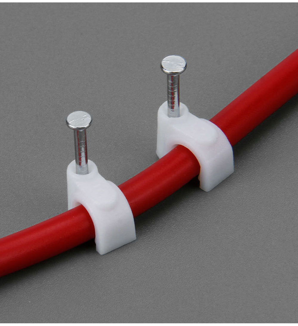 steel nail cable clips