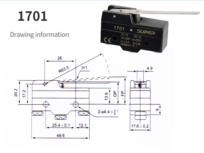 TM-17 series mirco switch